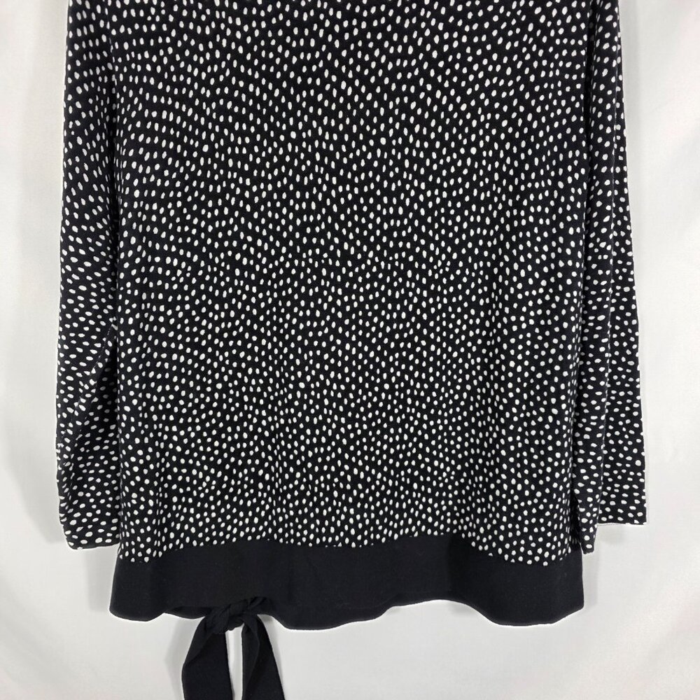 Talbots Black & White Dot Patterned Sweater Women… - image 14